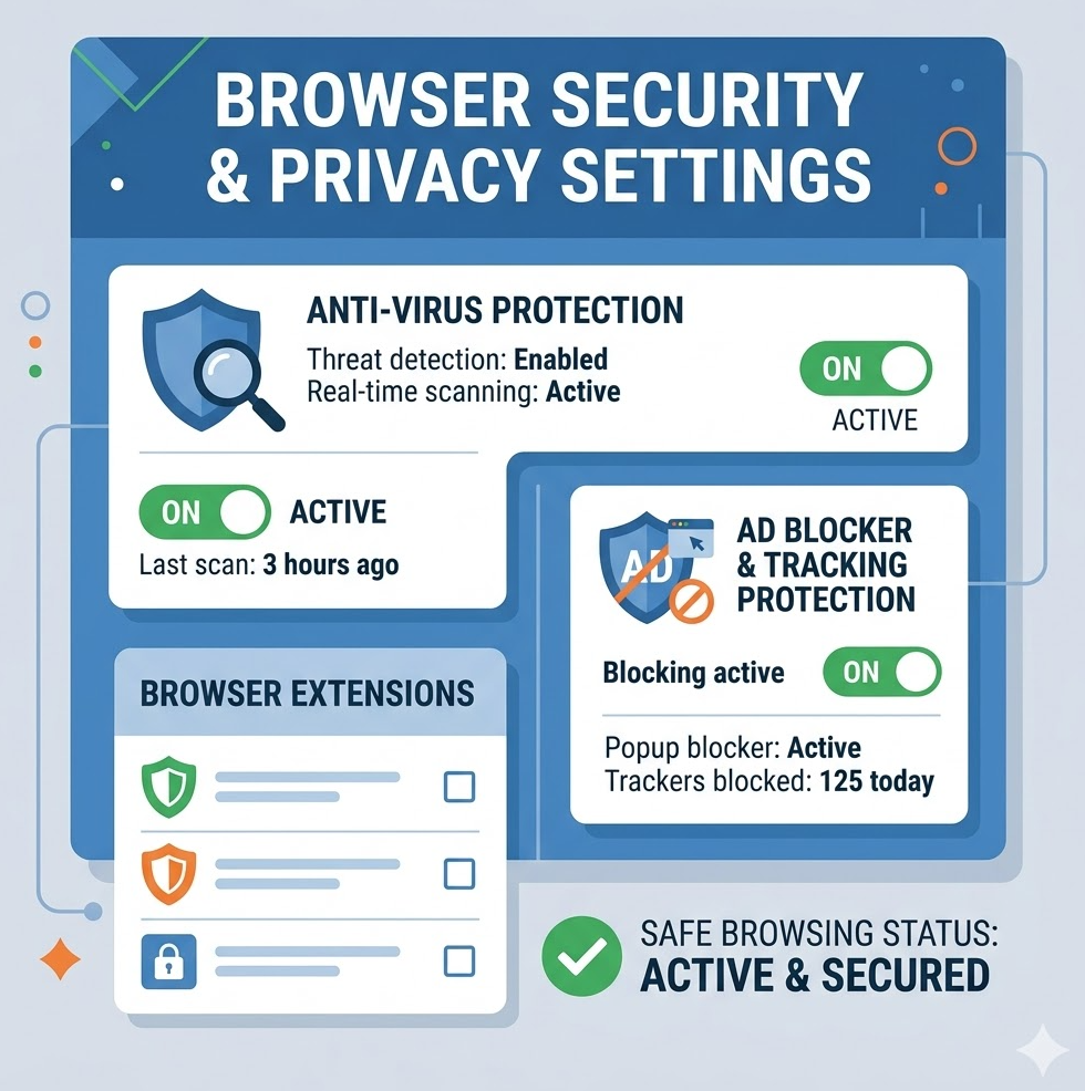 한국야동사이트 보안 프로그램 설정 화면
